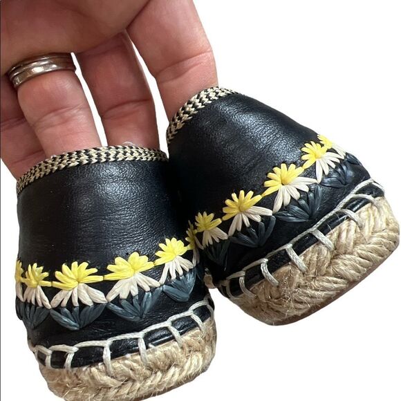 House of Harlow 1960 embroidered espadrilles size 37/ 6.5 - Picture 5 of 7